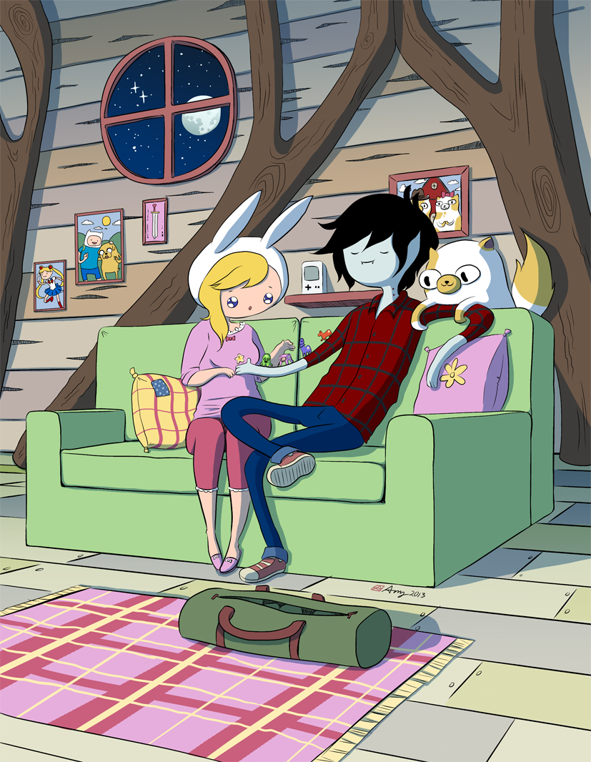 adventure time fionna and cake marshall lee